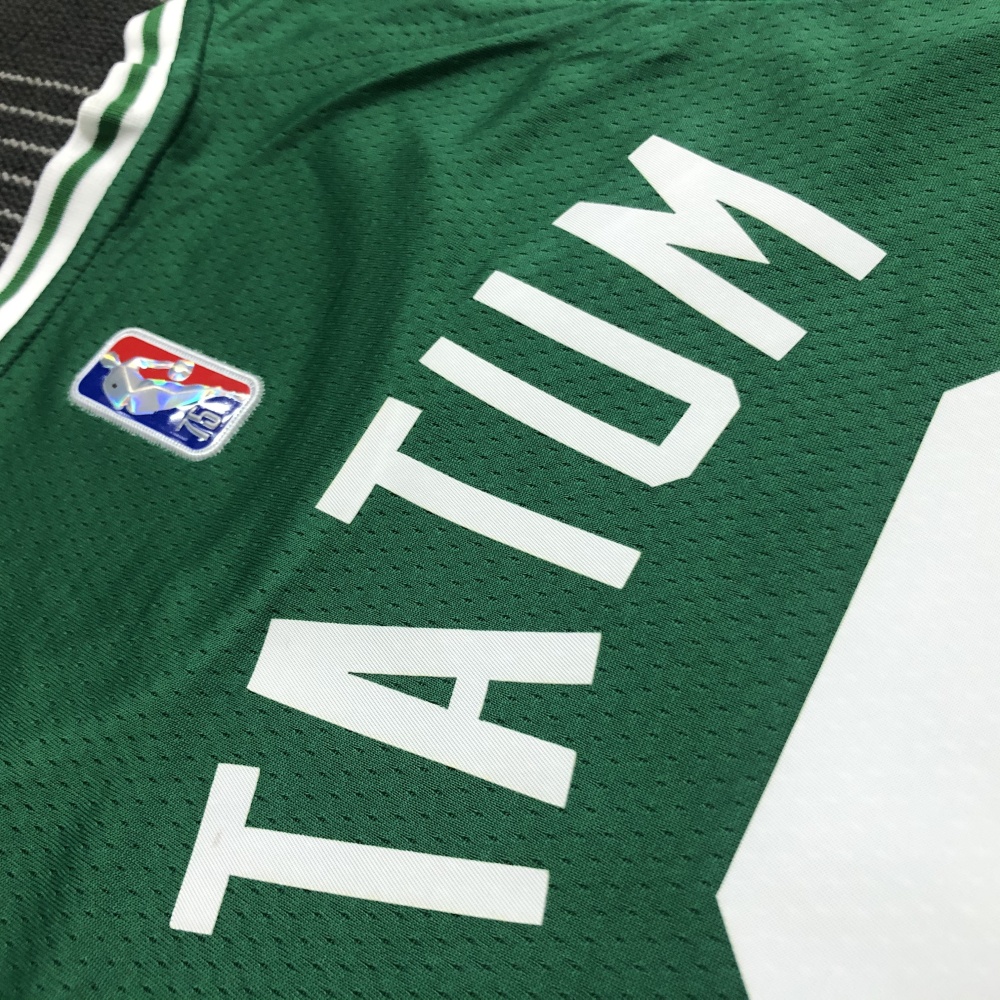 Boston Celtics 75th Anniversary Jayson Tatum #0 Green Men’s Jersey