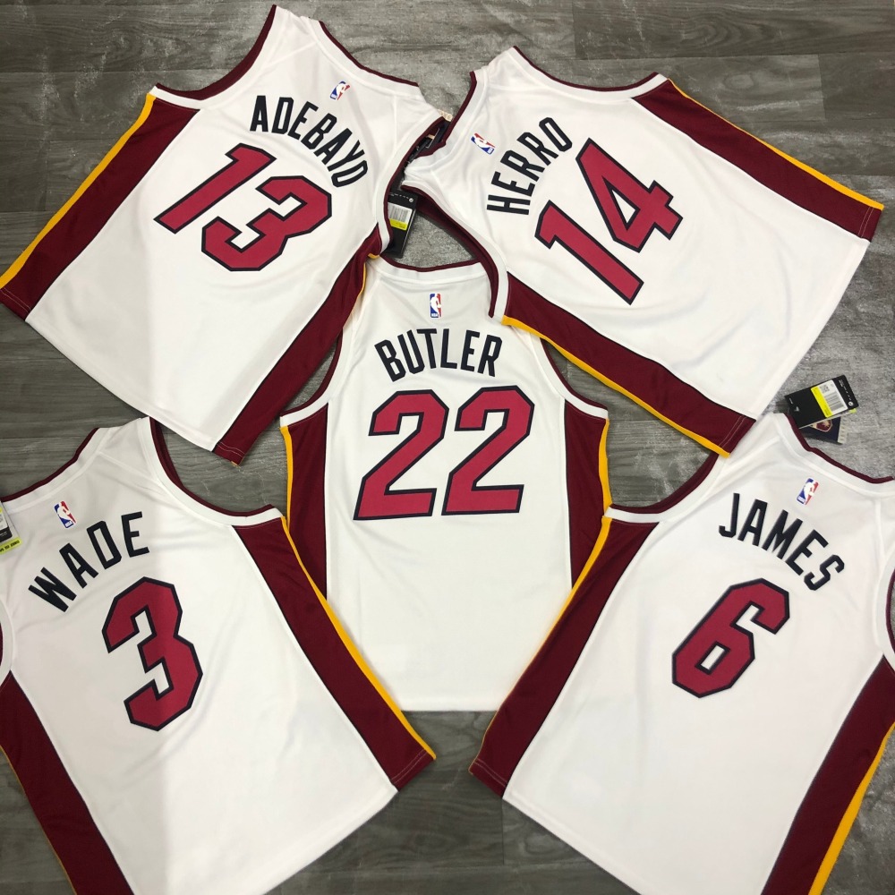 Miami Heat V-Neck LeBron James #6 Men’s Jersey