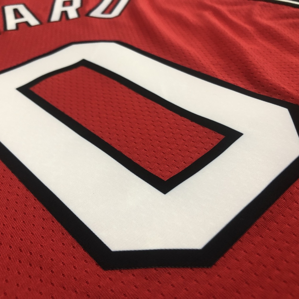 Portland Trail Blazers Retro Red Damian Lillard #0 Men’s Jersey