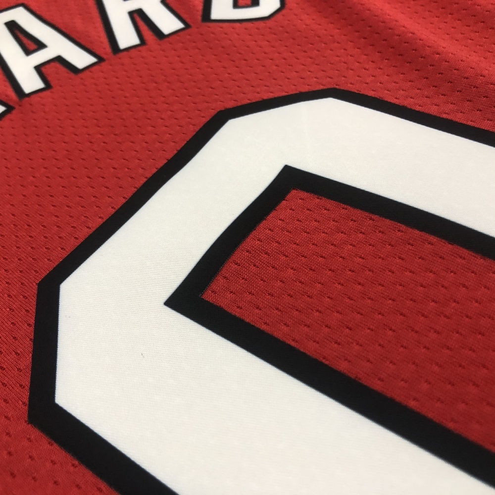 Portland Trail Blazers Retro Red Damian Lillard #0 Men’s Jersey