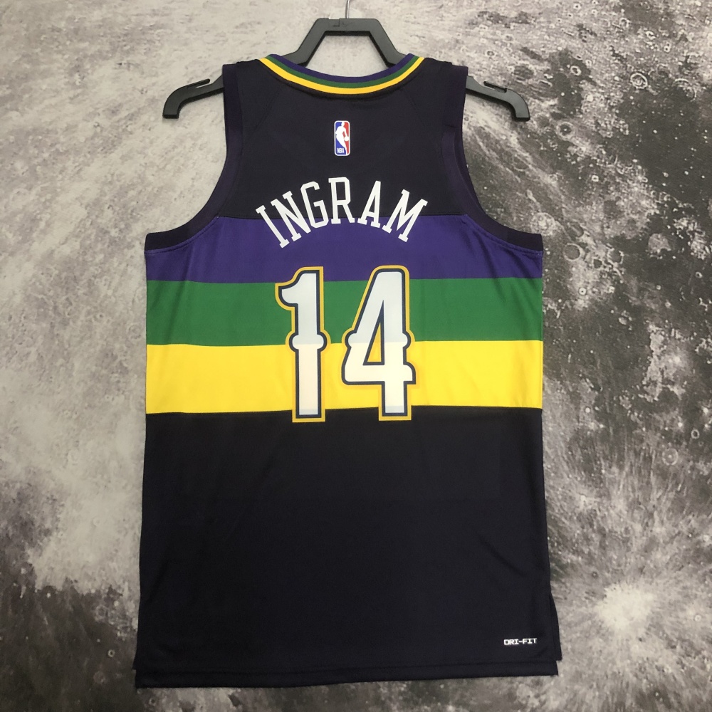 2023-24 New Orleans Pelicans City Edition Brandon Ingram #14 Men’s Jersey