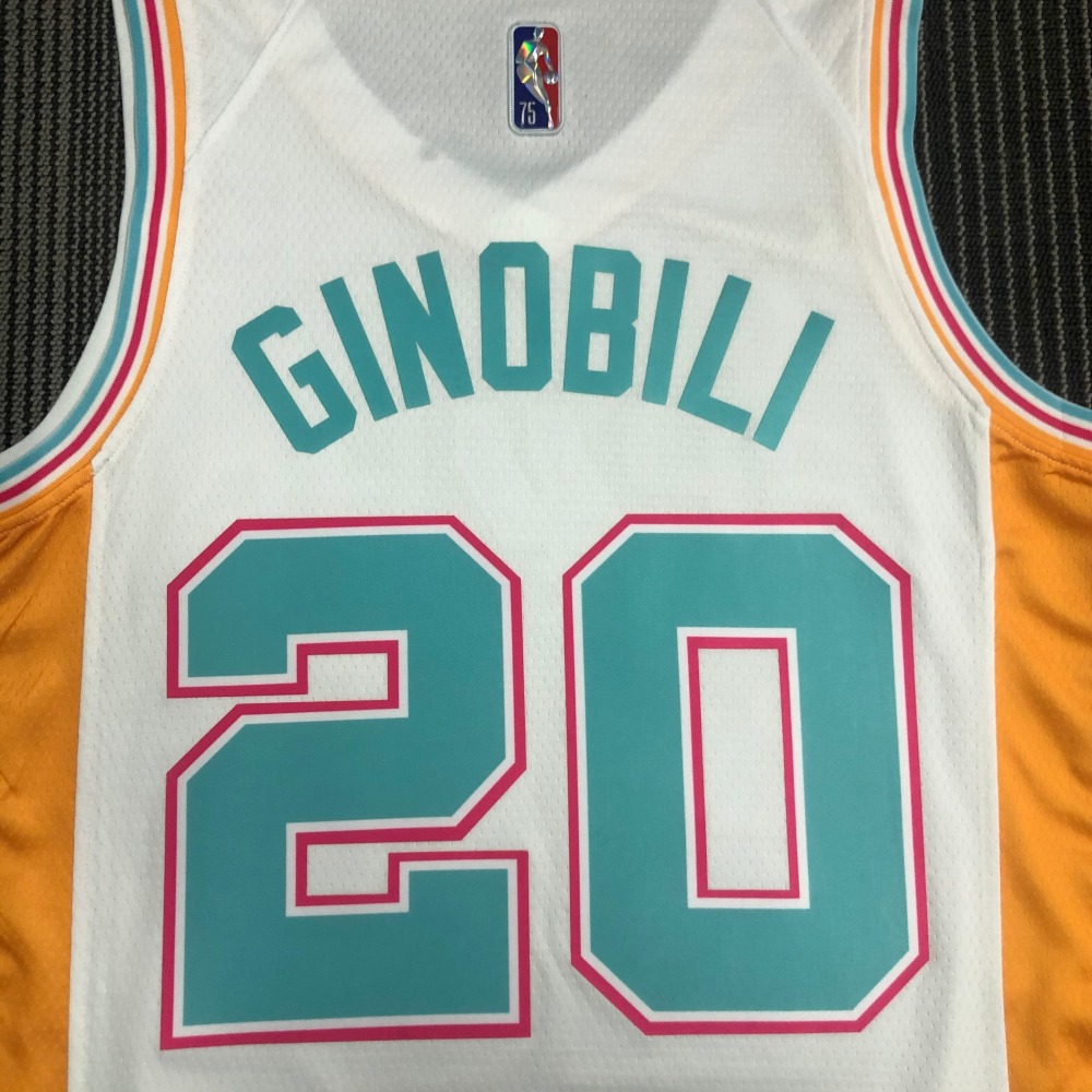2022/23 San Antonio Spurs City Edition Manu Ginobili #20 Jersey | NBA Swingman Jersey