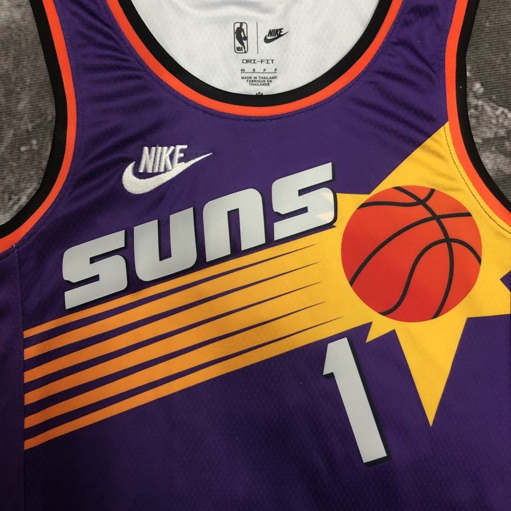 2023/24 Phoenix Suns Retro Devin Booker #1 Men’s Jersey