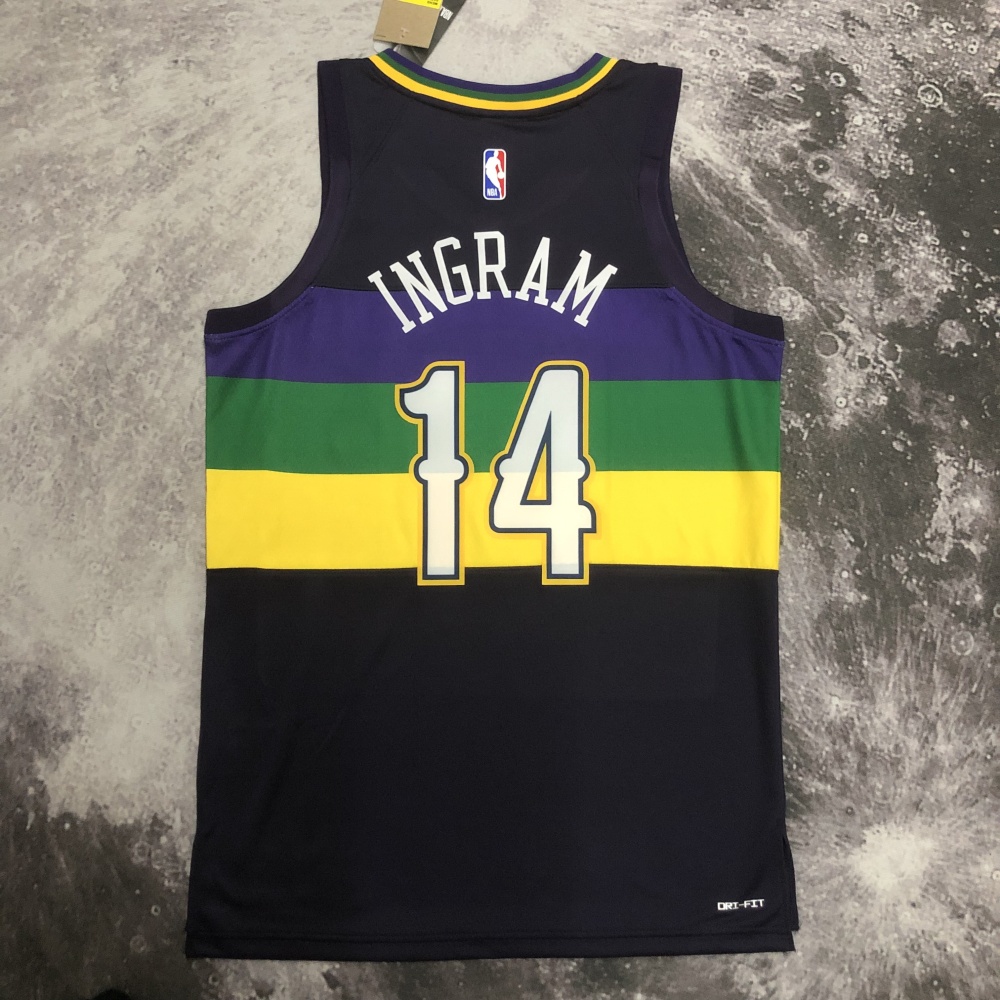 2023-24 New Orleans Pelicans City Edition Brandon Ingram #14 Men’s Jersey