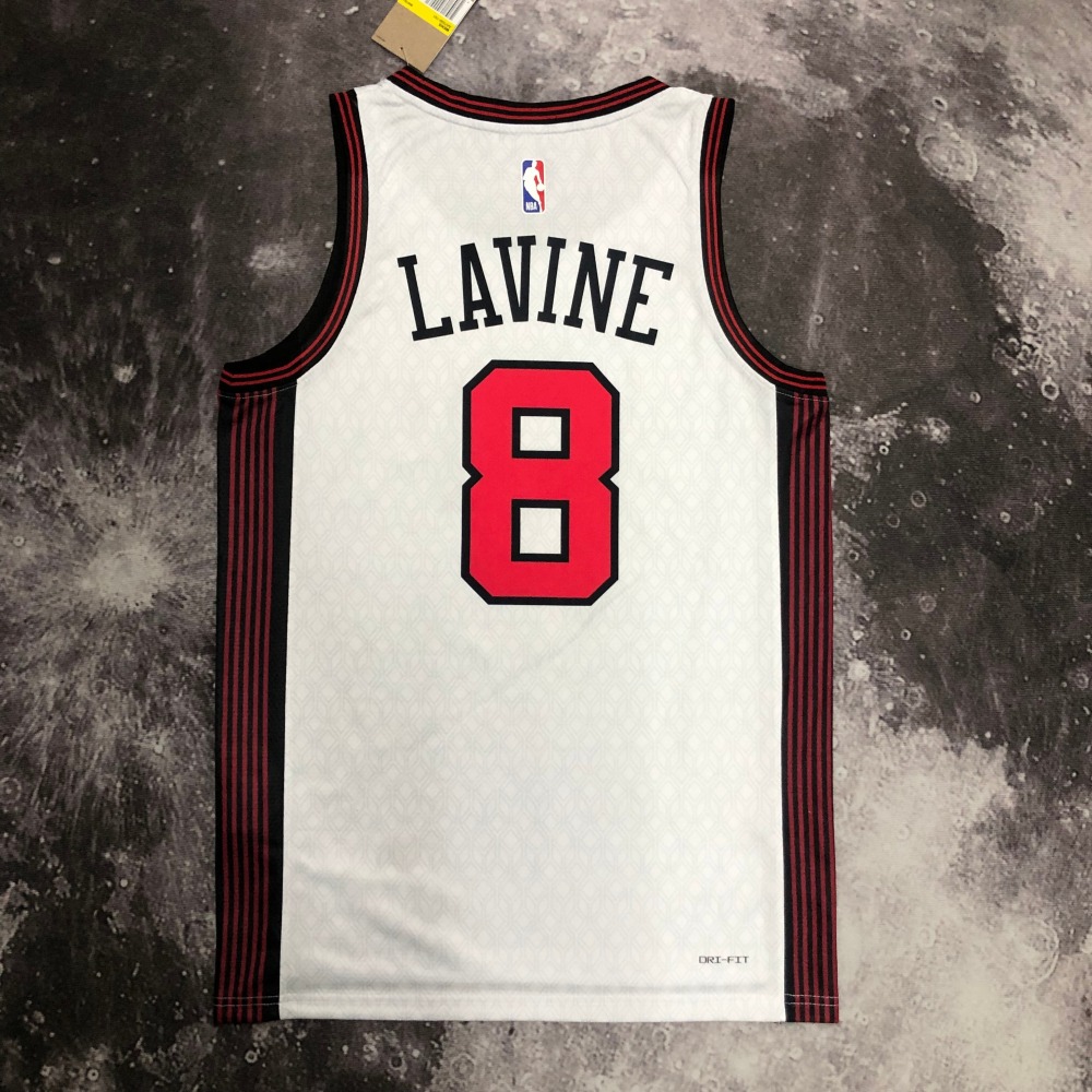 2023/24 Chicago Bulls City Edition Zach LaVine #8 Men’s Jersey