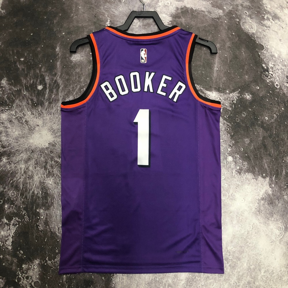 2023/24 Phoenix Suns Retro Devin Booker #1 Men’s Jersey