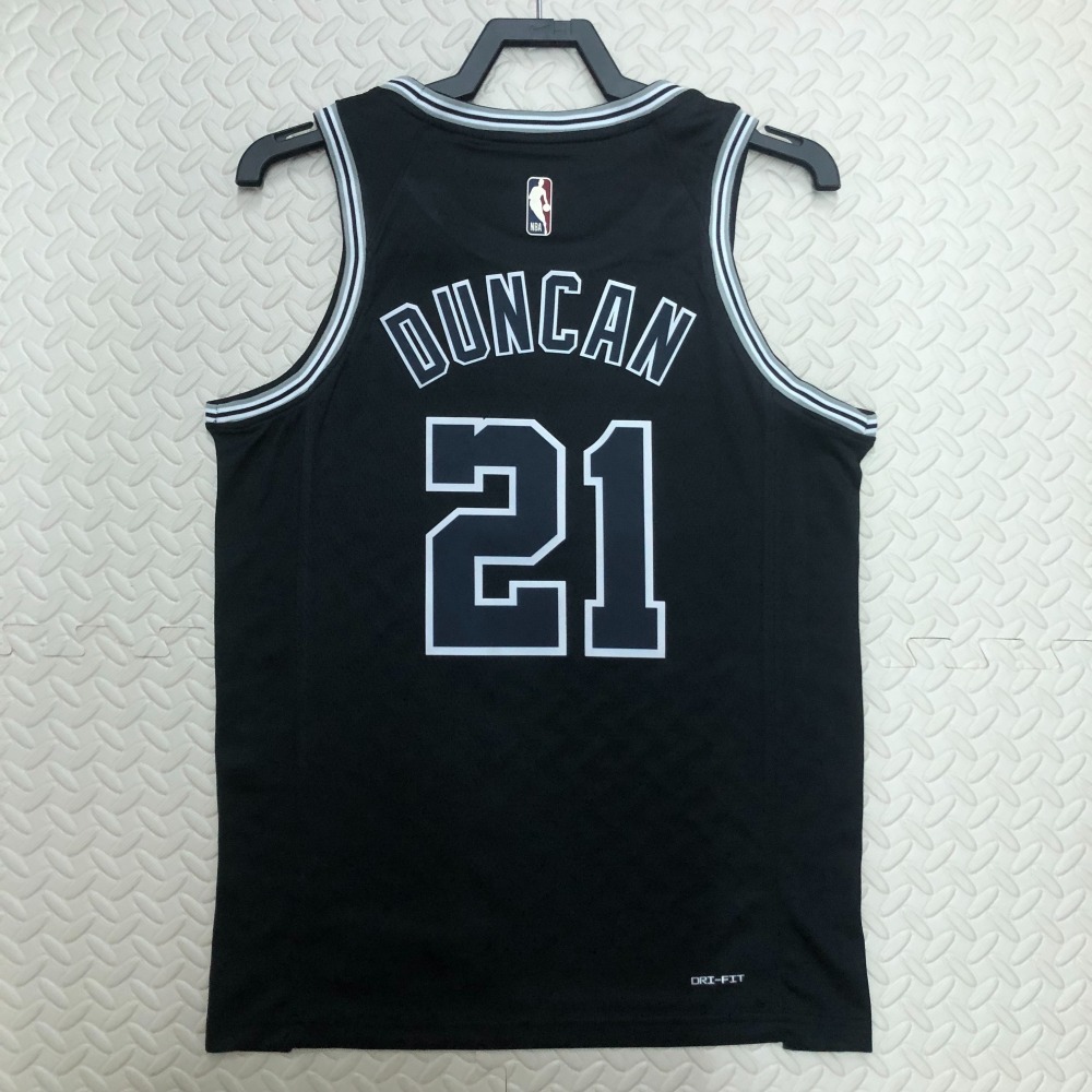 2023/24 San Antonio Spurs Retro Tim Duncan #21 Jersey | NBA Swingman Jersey