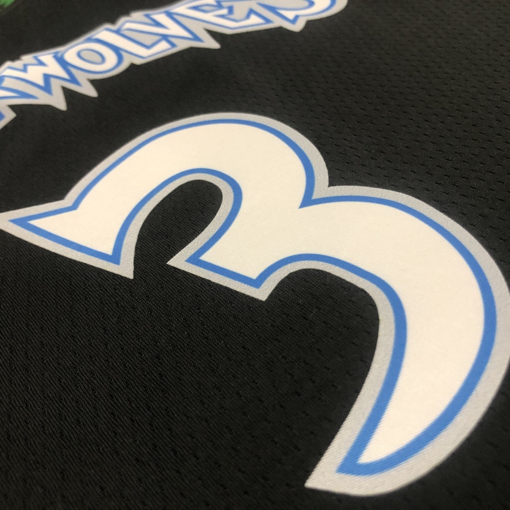 Minnesota Timberwolves Retro Black Stephon Marbury #3 Men’s Jersey