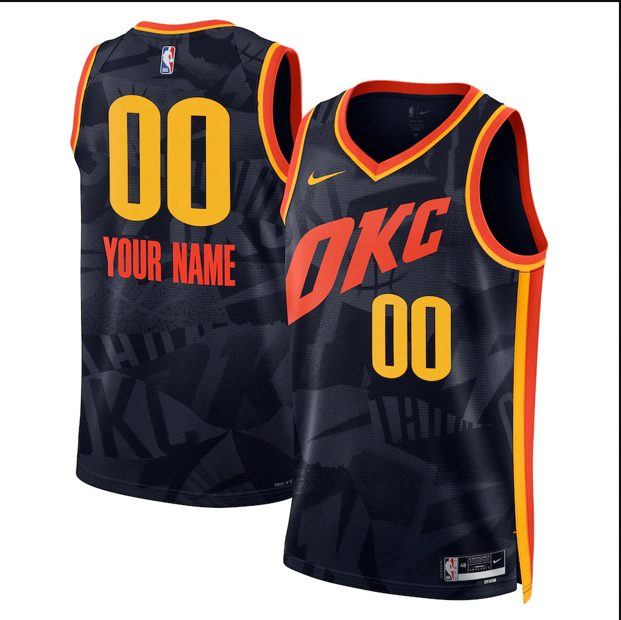 2024-25 Oklahoma City Thunder City Edition Chet Holmgren #7 Men’s Jersey