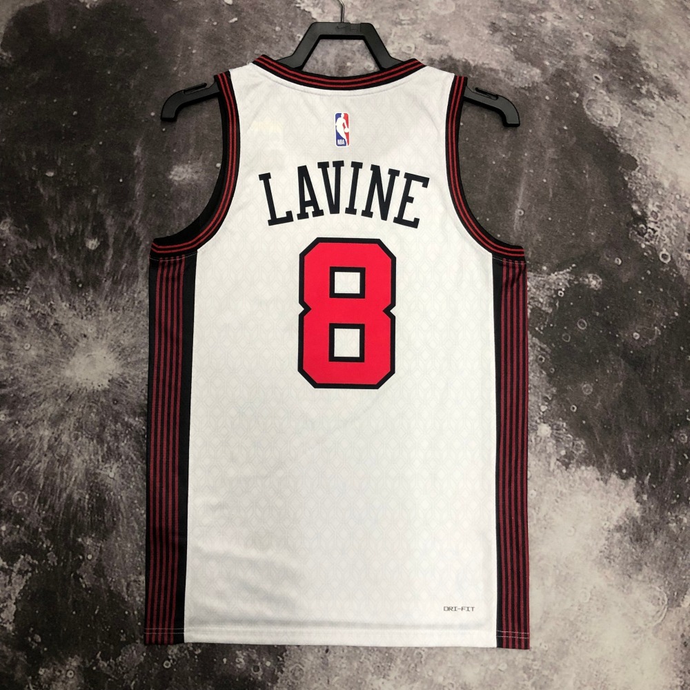 2023/24 Chicago Bulls City Edition Zach LaVine #8 Men’s Jersey