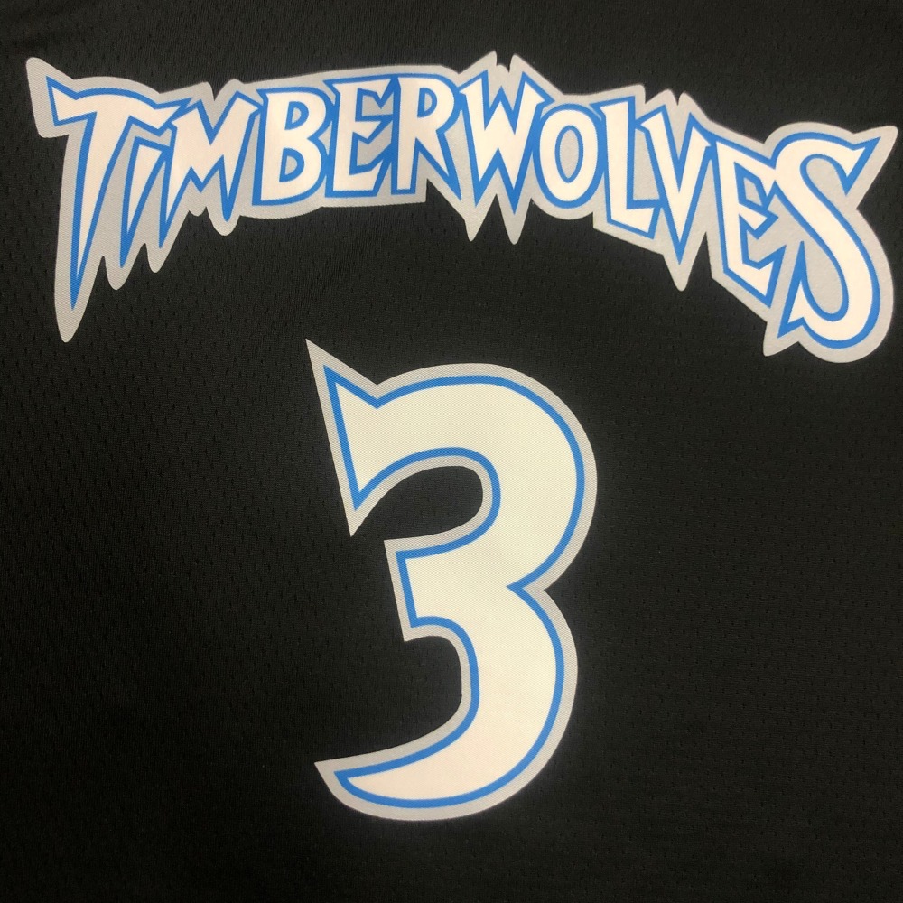 Minnesota Timberwolves Retro Black Stephon Marbury #3 Men’s Jersey