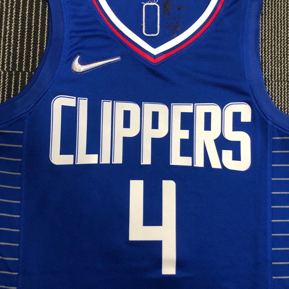 LA Clippers 75th Anniversary Blue #4 Men’s Jersey