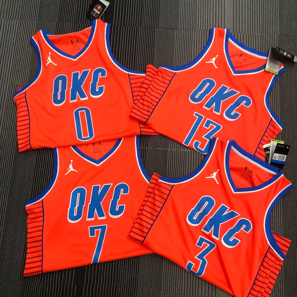 2021-22 Oklahoma City Thunder Orange Chris Paul #3 Men’s Jersey
