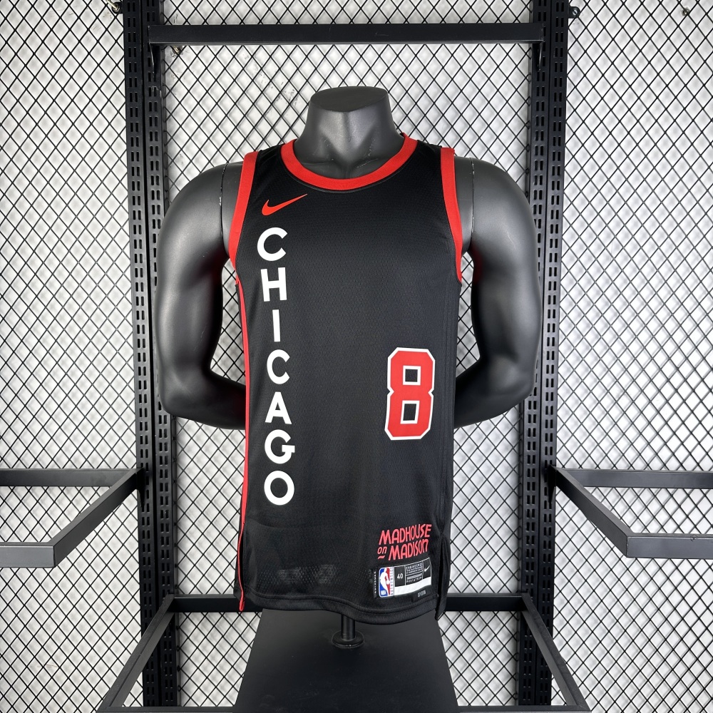 2024/25 Chicago Bulls City Edition Zach LaVine #8 Men’s Jersey