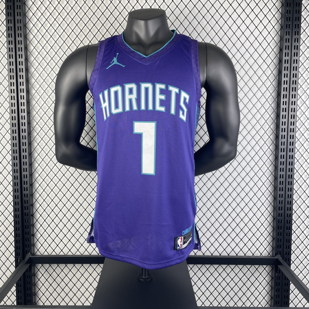 2023-24 Charlotte Hornets LaMelo Ball #1 Men’s Jersey
