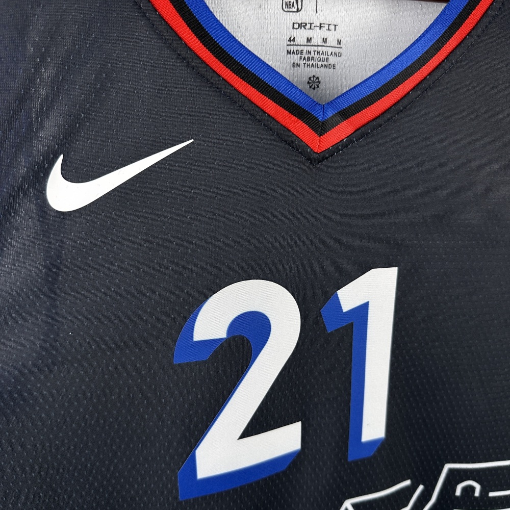 2021/22 Philadelphia 76ers City Edition Joel Embiid #21 Men’s Jersey