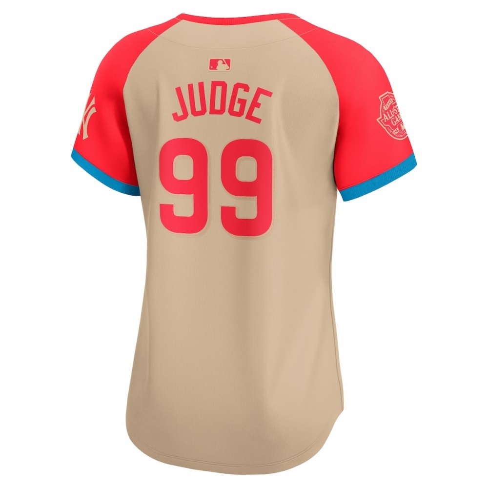 Aaron Judge American League Nike Women’s 2024 MLB All-Star Game Limited Player Jersey – Cream