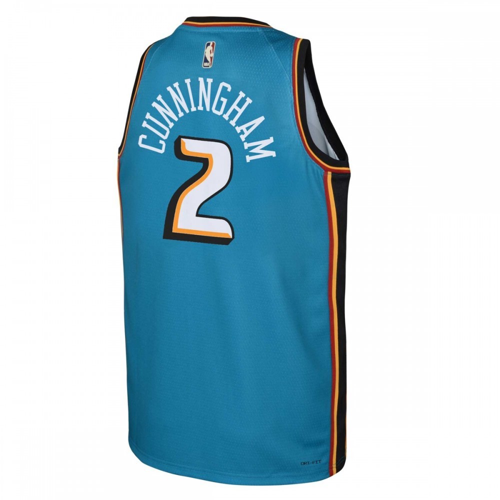 Cade Cunningham Detroit Pistons Nike Youth 2022/23 Swingman Jersey Teal – Classic Edition