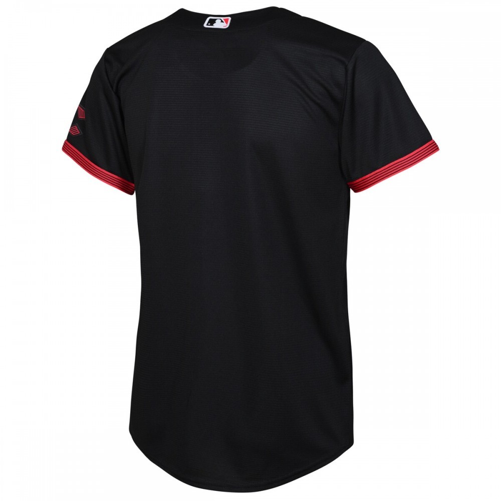 Cincinnati Reds Nike Youth 2023 City Connect Replica Jersey – Black
