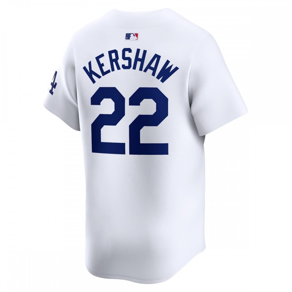 Clayton Kershaw Los Angeles Dodgers Nike Home Limited Player Jersey – White