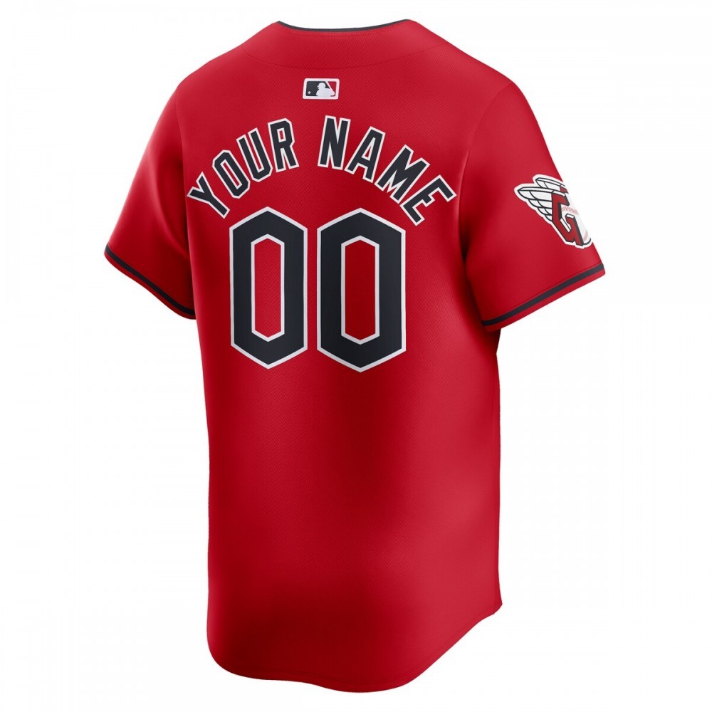 Cleveland Guardians Nike Alternate Limited Custom Jersey?– Red