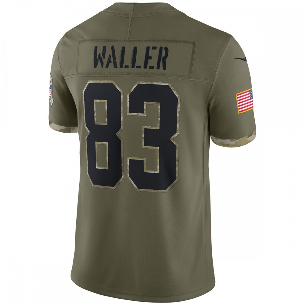 Darren Waller Las Vegas Raiders Nike 2022 Salute To Service Limited Jersey – Olive