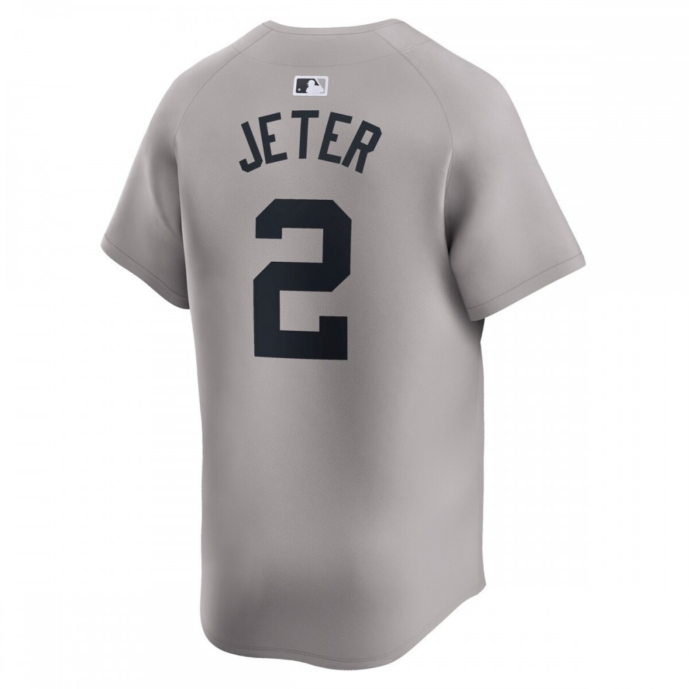 Derek Jeter New York Yankees Nike Away Limited Player Jersey – Gray