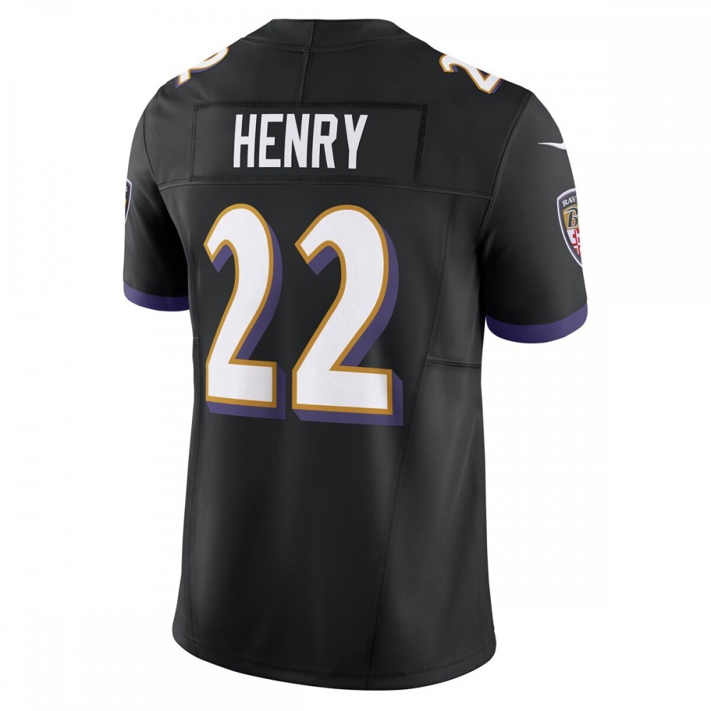 Derrick Henry Baltimore Ravens Nike Vapor F.U.S.E. Limited Jersey – Black