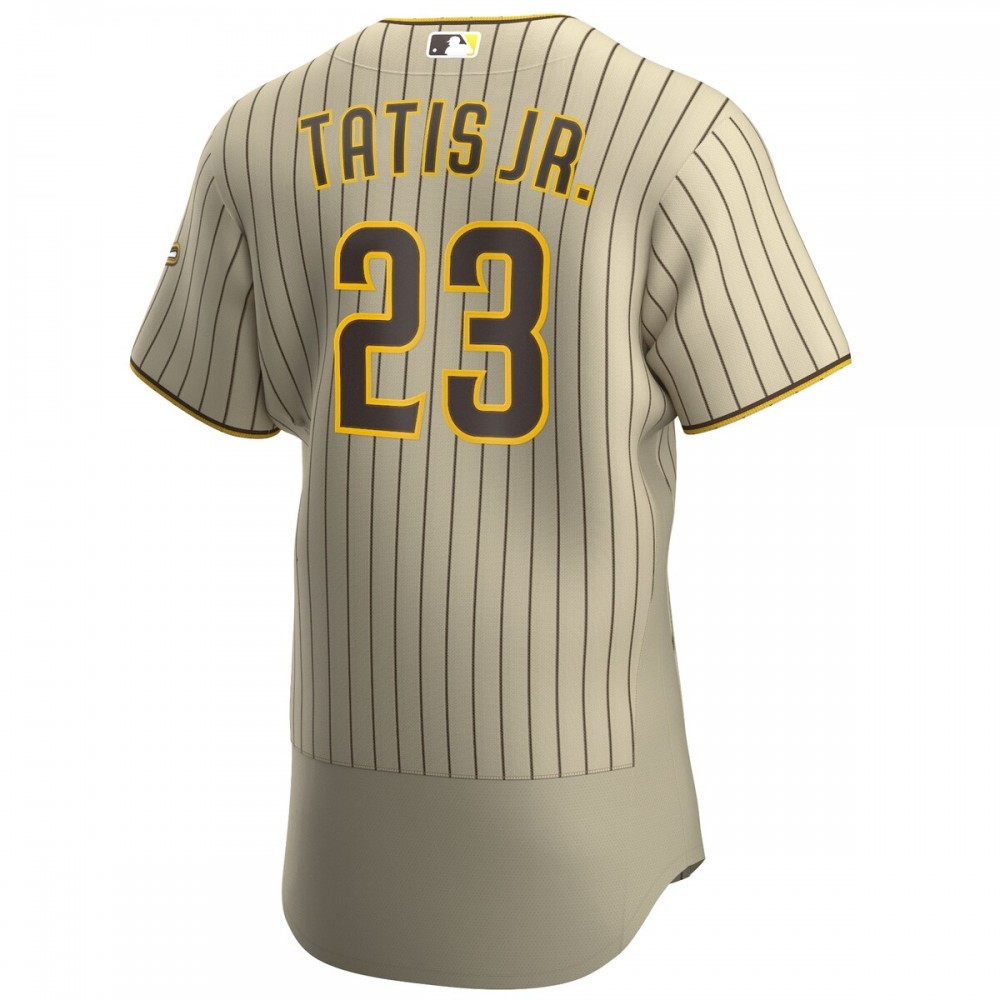 Fernando Tatís Jr. San Diego Padres Nike Alternate Authentic Player Jersey – Tan/Brown