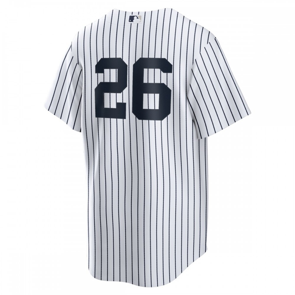 DJ LeMahieu New York Yankees Nike Home Replica Player Name Jersey – White