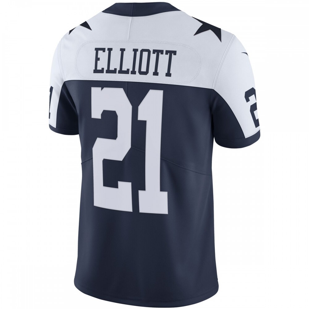 Ezekiel Elliott Dallas Cowboys Nike Alternate Vapor Limited Jersey – Navy