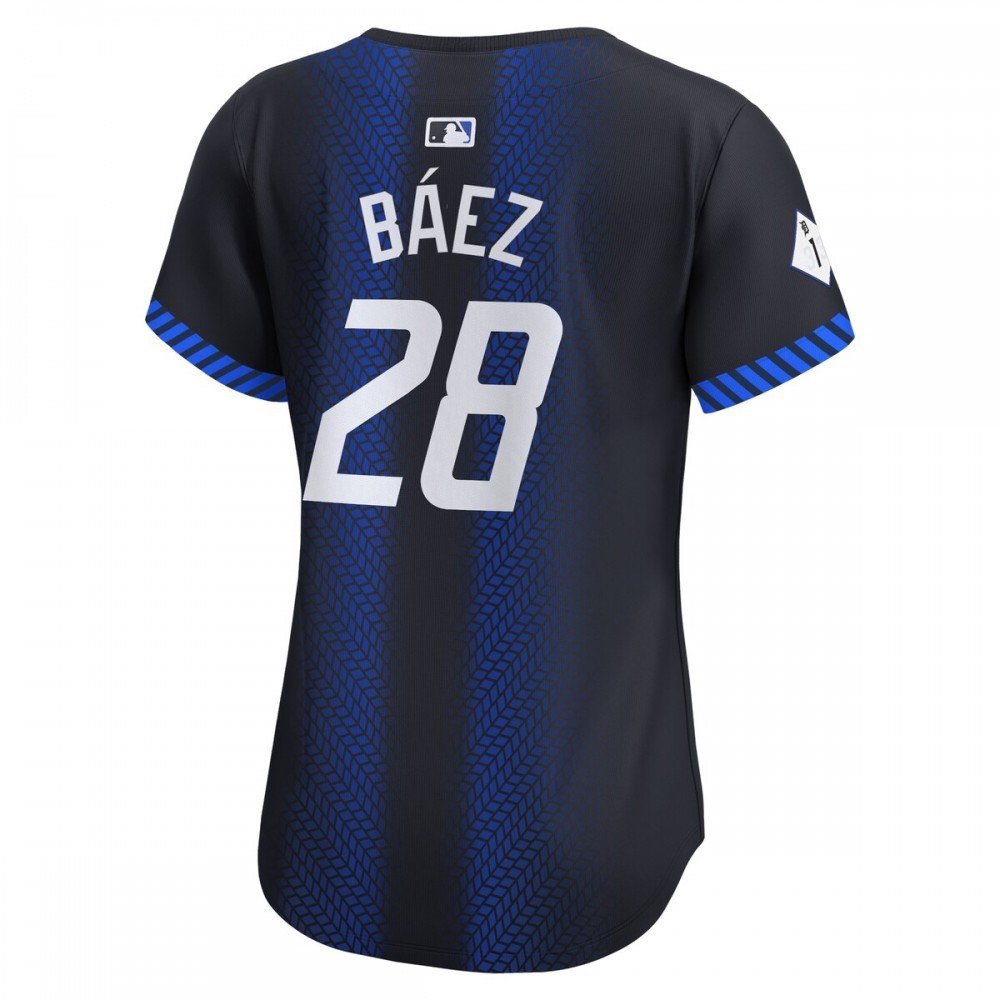 Javier Baez Detroit Tigers Nike Women’s 2024 City Connect Limited Jersey – Navy