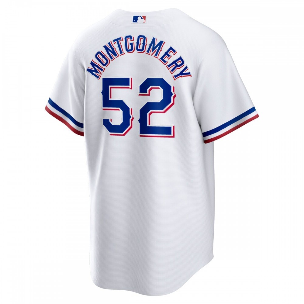 Jordan Montgomery Texas Rangers Nike Home Replica Player Jersey – White
