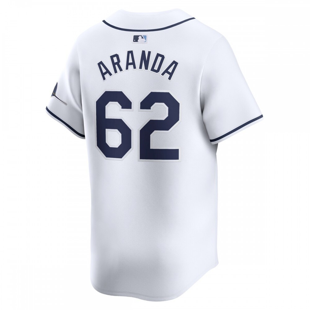 Jonathan Aranda Tampa Bay Rays Nike Home Limited Player Jersey – White