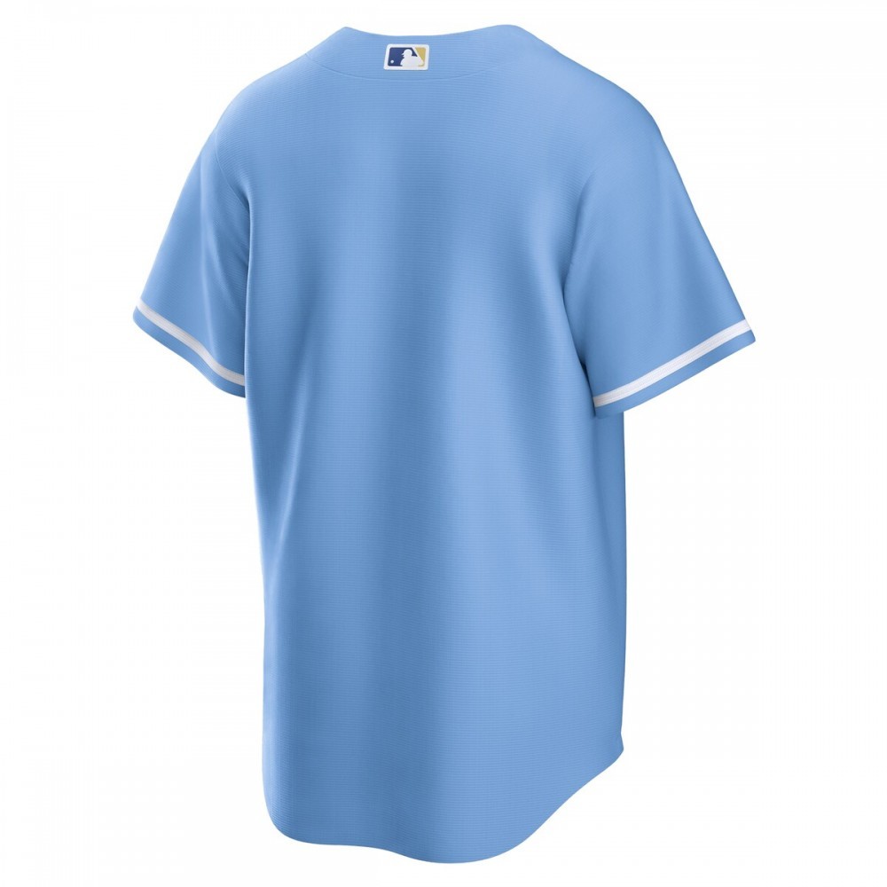 Kansas City Royals Nike Alternate Replica Team Logo Jersey – Light Blue