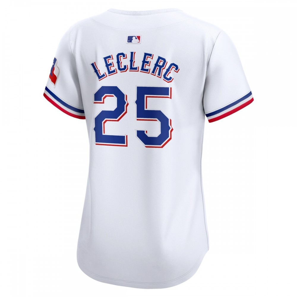 José Leclerc Texas Rangers Nike Women’s Home Limited Player Jersey – White