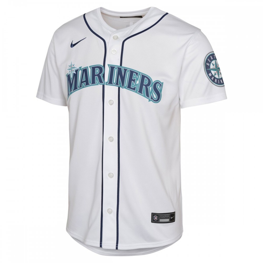 Julio Rodríguez Seattle Mariners Nike Youth Home Limited Player Jersey – White