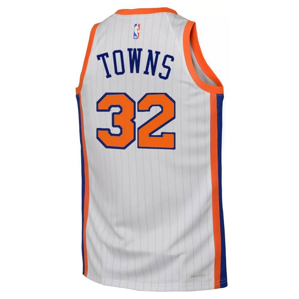 Karl-Anthony Towns New York Knicks Nike Unisex 2024/25 Swingman Player Jersey – City Edition – White