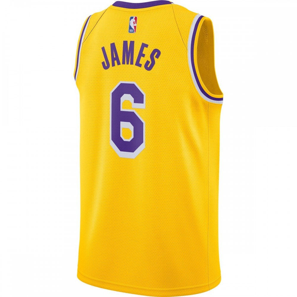 LeBron James Los Angeles Lakers Nike 2021/22 #6 Swingman Player Jersey – Gold – Icon Edition