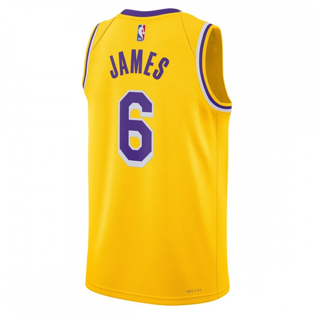 LeBron James Los Angeles Lakers Nike Unisex 2022/23 Swingman Jersey – Icon Edition – Gold