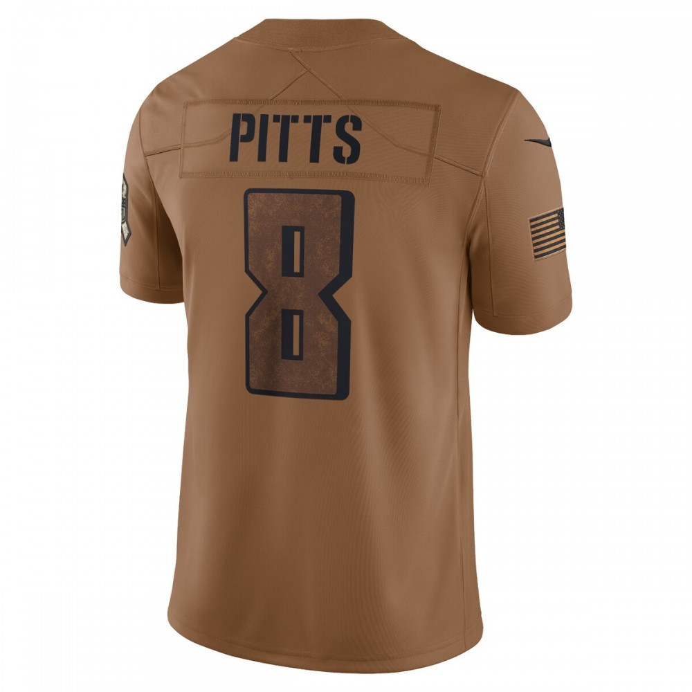 Kyle Pitts Atlanta Falcons Nike Men’s 2023 Salute To Service Limited Jersey – Brown