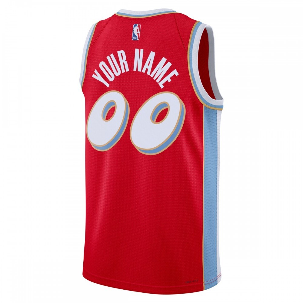 Memphis Grizzlies Nike Unisex 2024/25 Custom Swingman Jersey – City Edition – Red