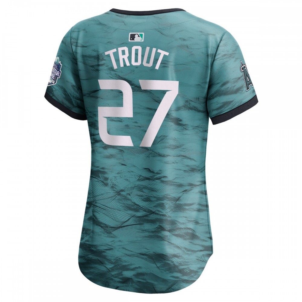 Mike Trout American League Nike Women’s 2023 MLB All-Star Game Limited Player Jersey – Teal