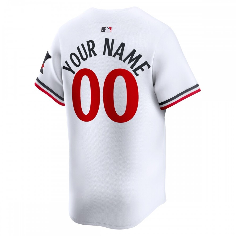 Minnesota Twins Nike Youth Home Limited Custom Jersey – White