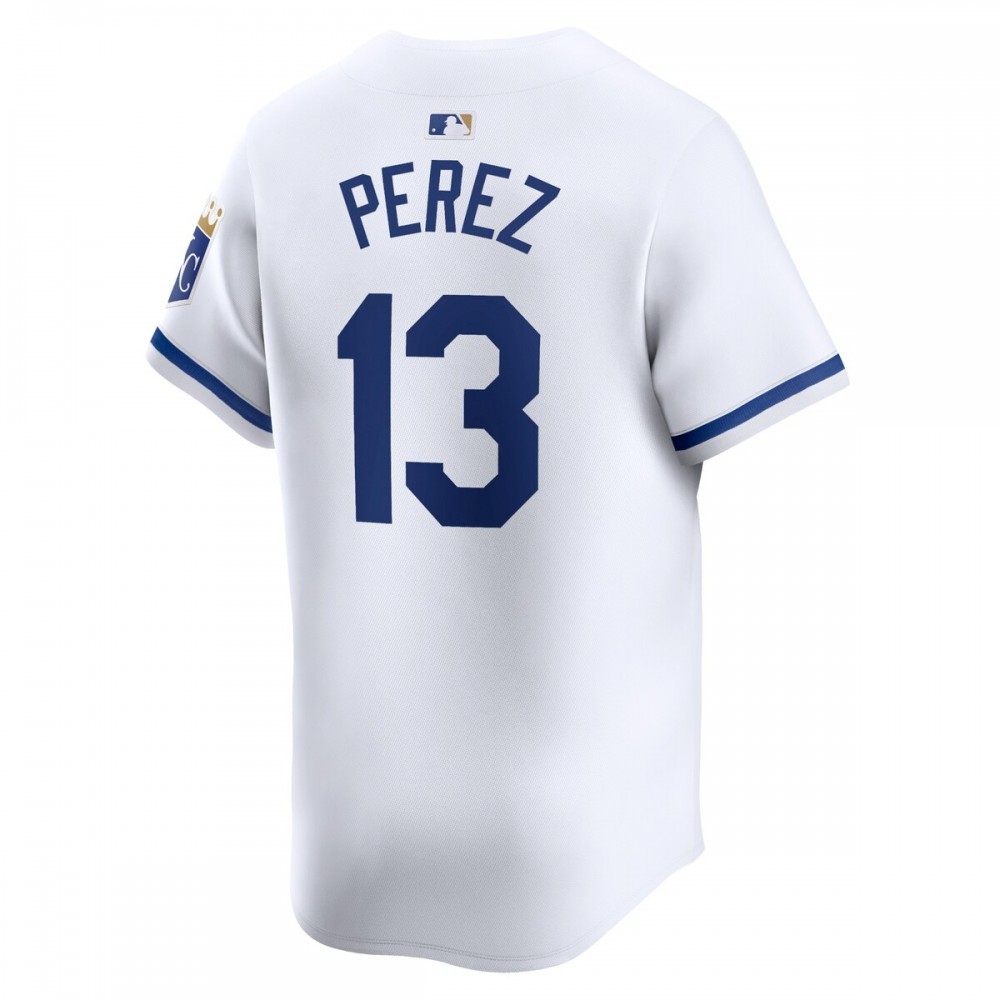 Salvador Perez Kansas City Royals Nike Home Limited Player Jersey – White