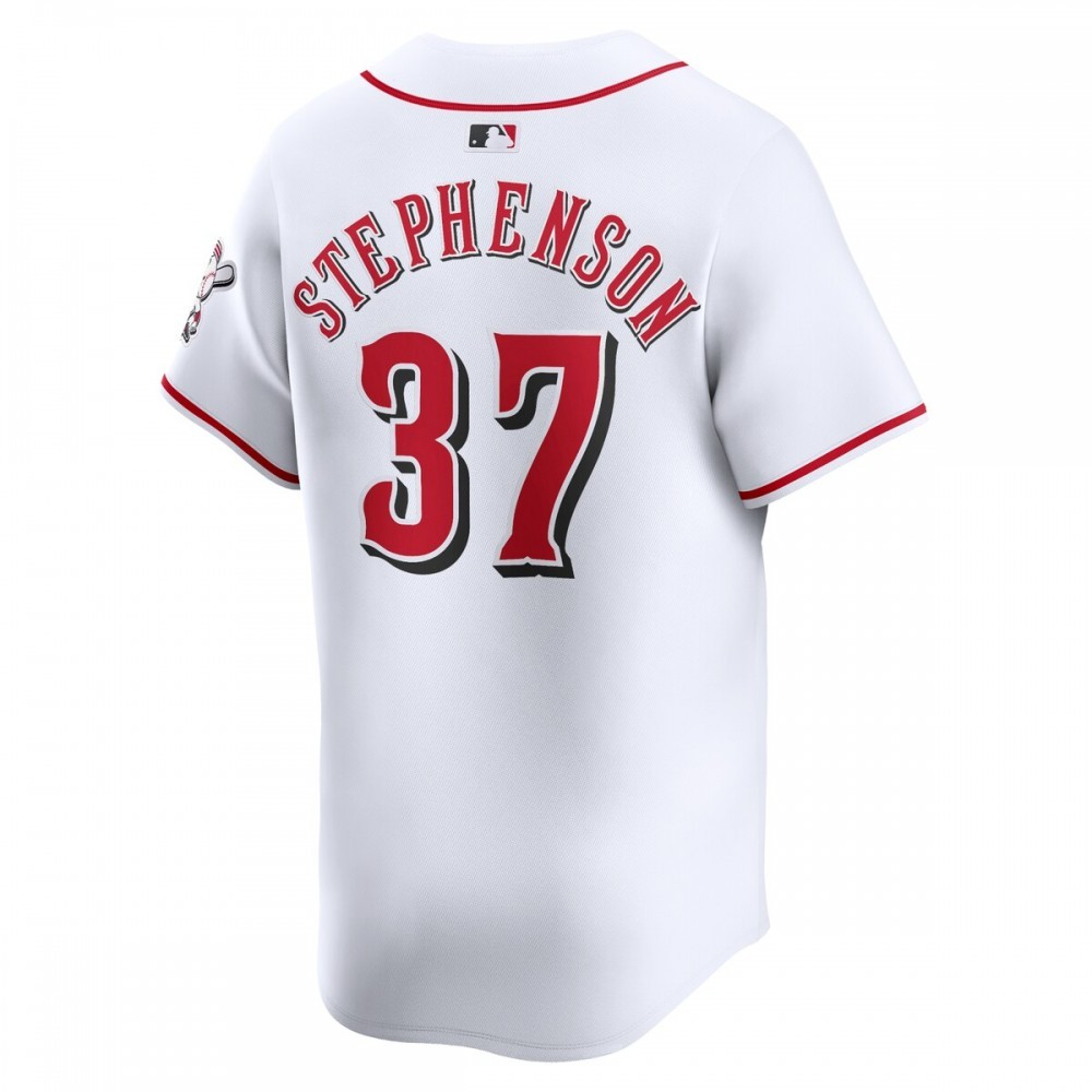 Tyler Stephenson Cincinnati Reds Nike Home Limited Player Jersey – White
