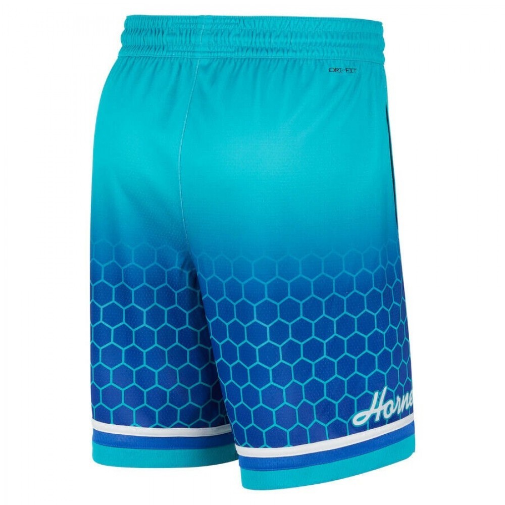 Men’s Charlotte Hornets Nike Green 2021/22 Swingman Shorts – City Edition