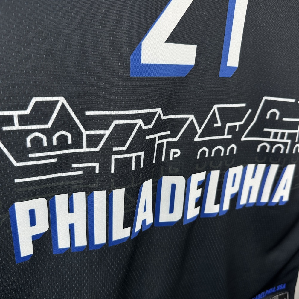 2021/22 Philadelphia 76ers City Edition Joel Embiid #21 Men’s Jersey