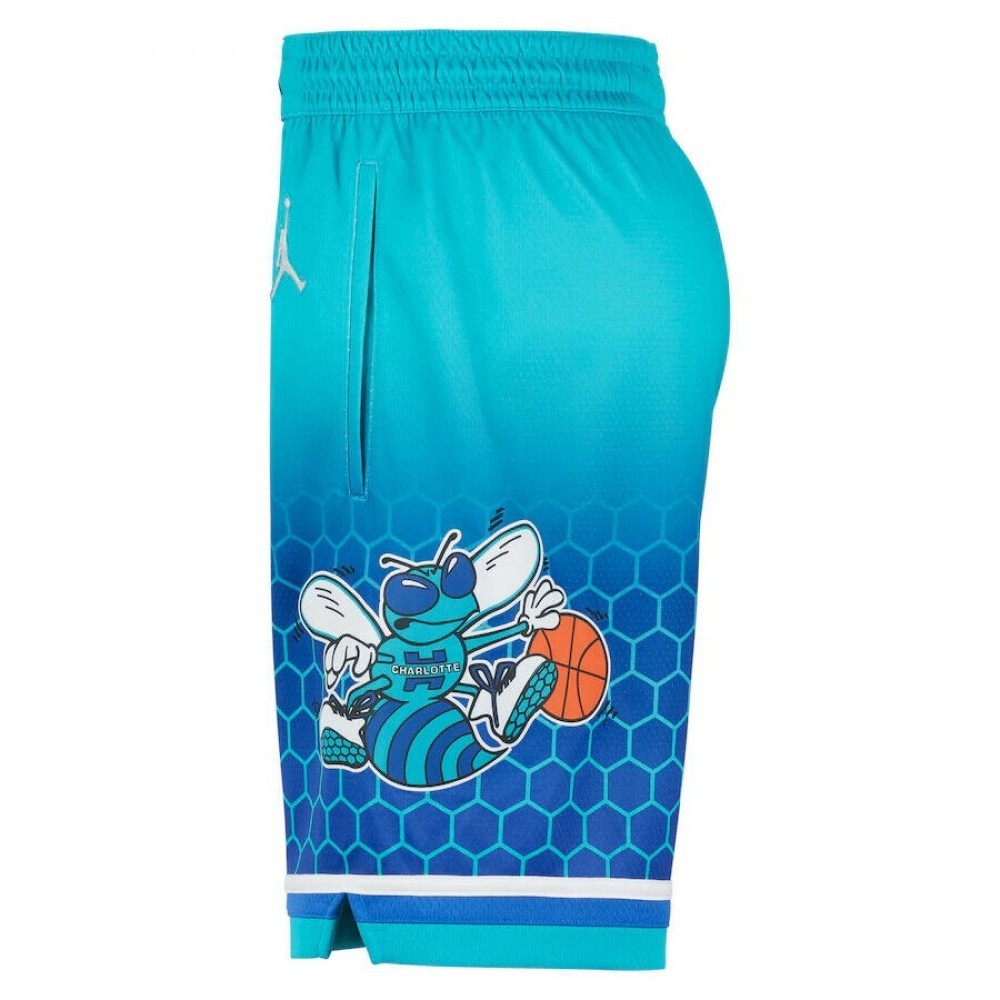 Men’s Charlotte Hornets Nike Green 2021/22 Swingman Shorts – City Edition