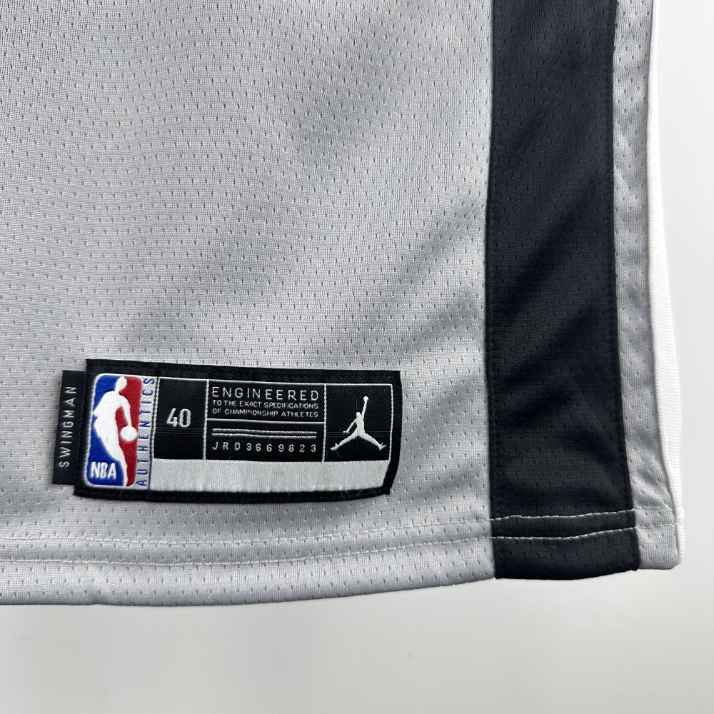 2021/22 San Antonio Spurs Jordan Edition Gray Jeremy Sochan #10 Jersey | NBA Swingman Jersey